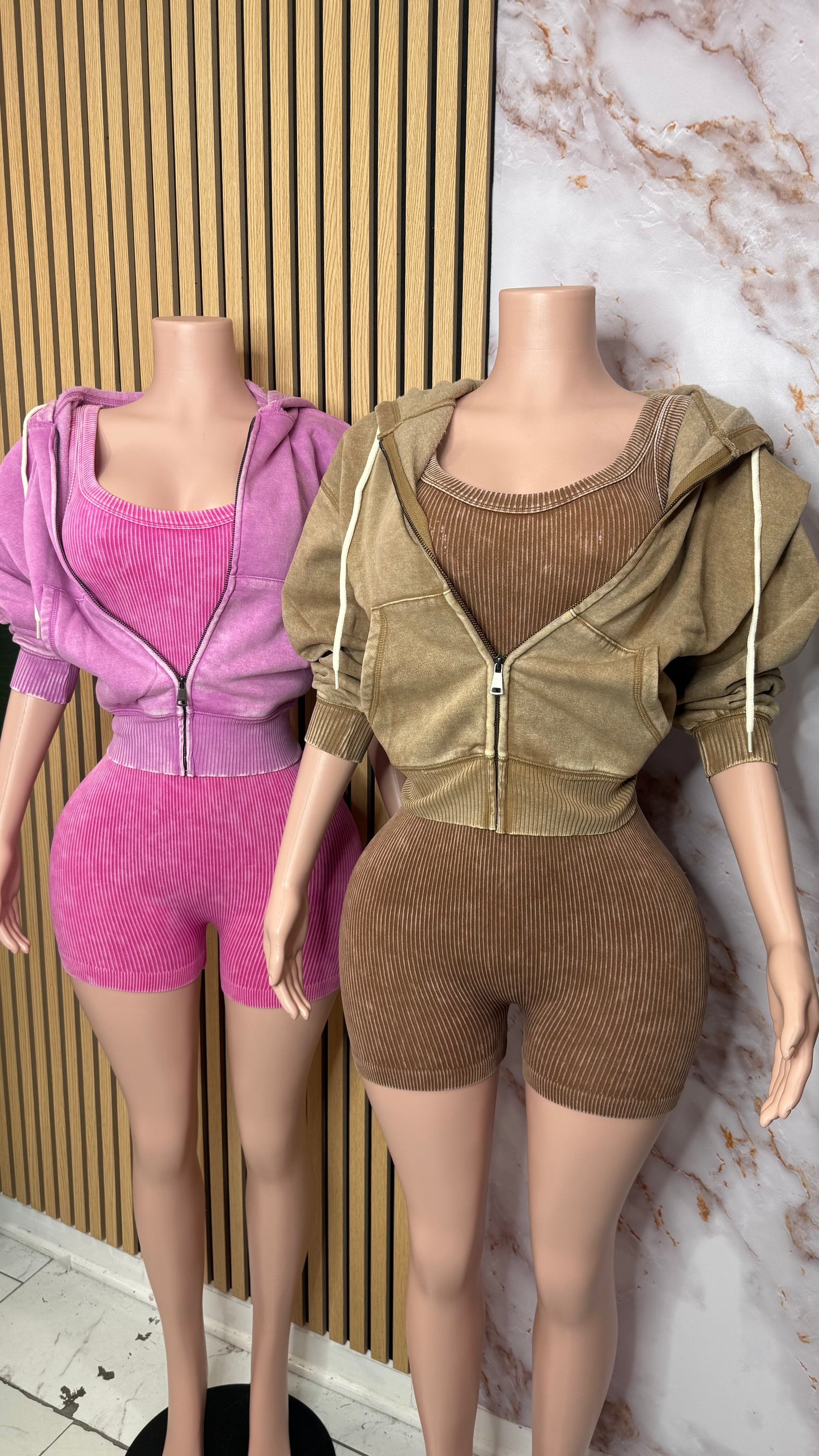 Two Tone Romper Set
