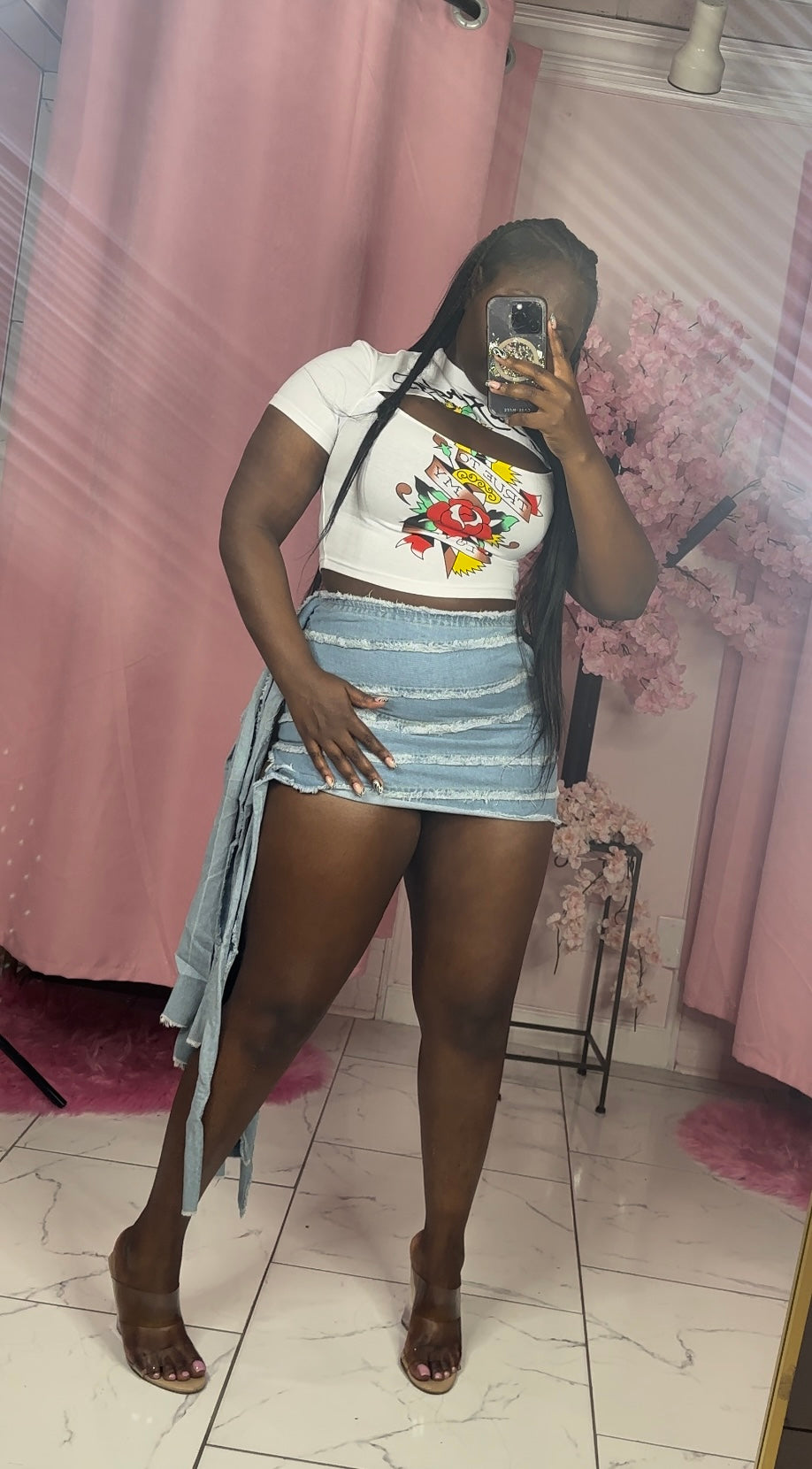 Layered Mini Skirt
