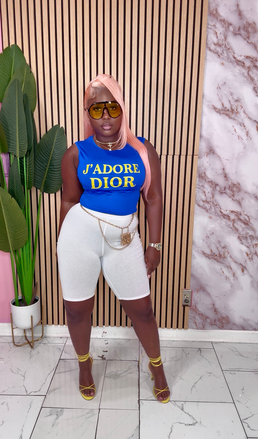 Dior Top Blue